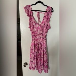 Pink Floral Dress